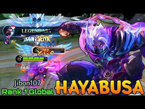 Legendary Hayabusa Dangerous Shadow! - Top 1 Global Hayabusa by Jibon107 - Mobile Legends
