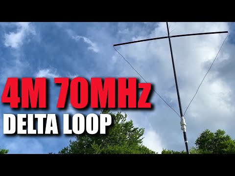 Homemade 4M (70MHz) Delta Loop Antenna