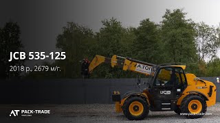 Телескопический погрузчик JCB  535-125 Hi-Viz 2018 г. 55 кВт. 2679 м/ч., № 2884 L