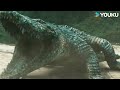 Giant Crocodile Devours Human Man Bitten And Bloody Mega Crocodile YOUKU MONSTER MOVIE