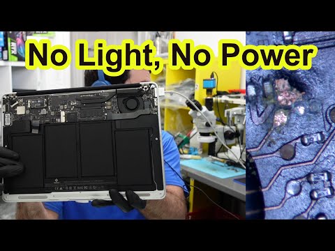 How To Fix Macbook Air No Power with Liquid Damage
