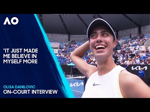 Olga Danilovic On-Court Interview | Australian Open 2025 Second Round