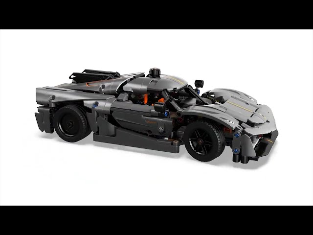 Vídeo relacionado con LEGO Technic Hipercoche Koenigsegg Jesko Absolut Gris Coche de Carreras de Juguete de Construcción, Regalo para Niños y Niñas de 10 Años o Más, Kit de Maquetas 42173