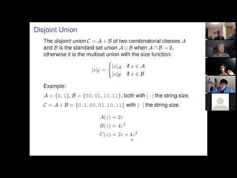 An Introduction to Analytic Combinatorics, Gustavo Lau, 2021-10-27