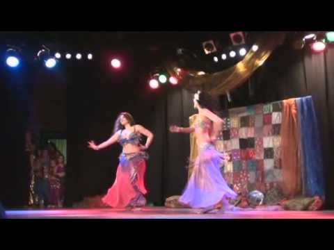 JASIRAH & SHADIJA from Poland - Drum solo belly dance