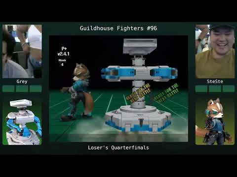 "GuildHouse Fighters #96" - SteSte (Fox/Marth) v. Grey (ROB) - Losers Quarters