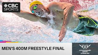 Clean sweep in men’s 400m freestyle final in the pool at Glasgow 2026 Commonwealth Games