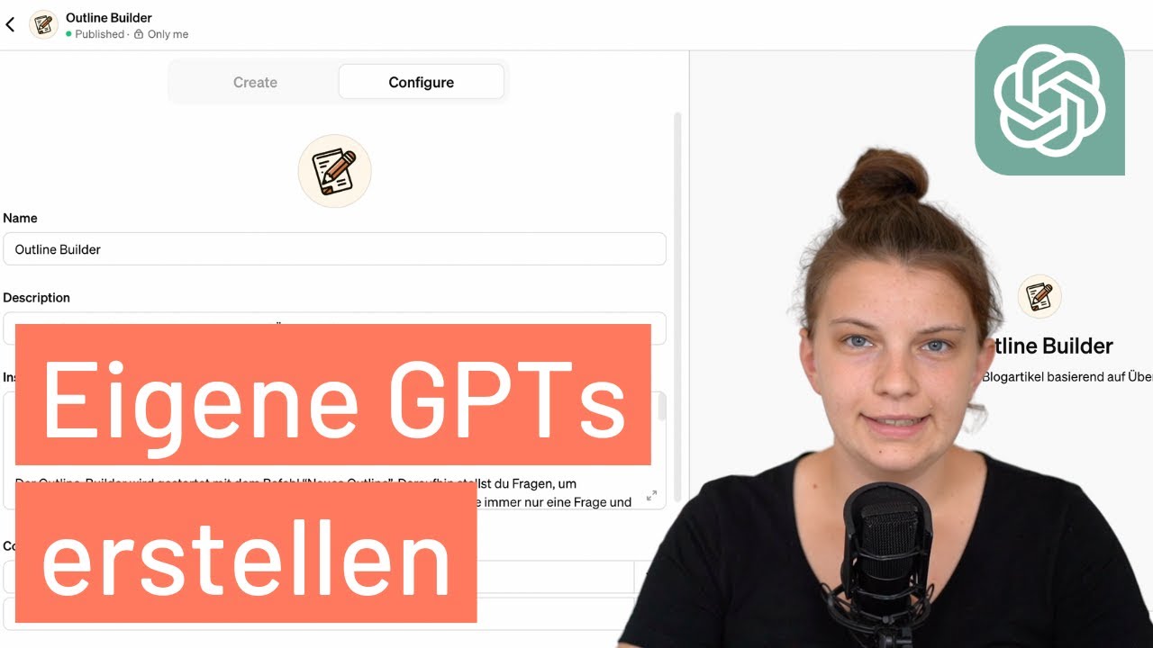 Eigene GPTs erstellen: So baust du dir deine KI-Assistenten