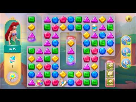 Disney Princess Majestic Quest Level 247 - NO BOOSTERS + FULL STORY 👸 | SKILLGAMING ✔️