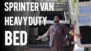 Sprinter Van Heavy Duty Bed Install