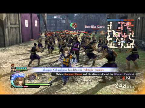 Samurai Warriors 4 - Legend of Chugoku Ep 3 - Battle of Kozuki Castle