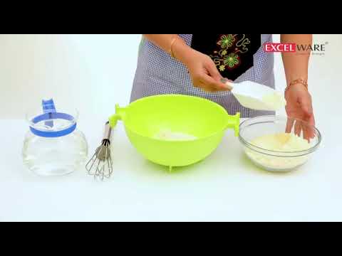 Plastic mix colour Rotating Fruit Basket(0728)