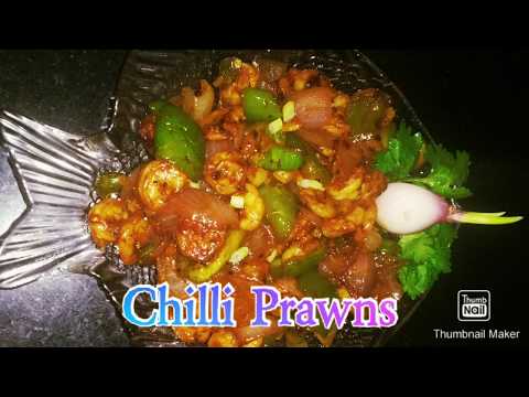 Simple Chilli Prawns#Sheeja's Kitchen