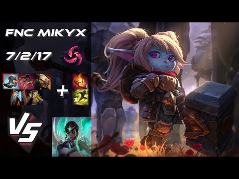 Fnatic Mikyx SUPPORT Poppy vs Karma - EU Grandmaster Patch 25.S1.6
