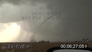 preview picture of video '5/22/2008 Tornado Outbreak Video from Grinnell, KS, Collyer KS and Wakeeney KS'