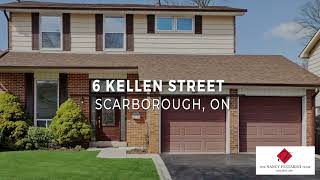 6 Kellen Street  Scarborough  ON