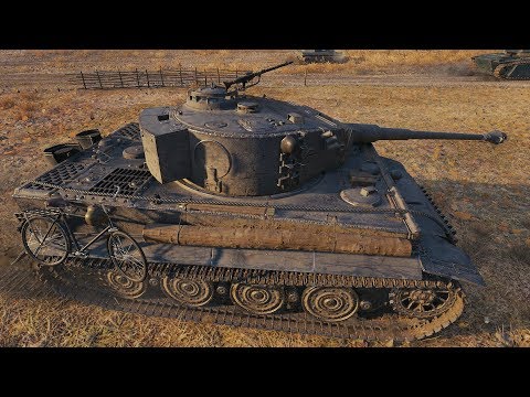 WoT Tiger 1 (skin) 10 frags 3937 DMG 1624 EXP - Empire's Border