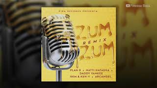Zum Zum (Remix)(bass boosted) - Plan B, Natti Natasha, Daddy Yankee, Rkm &amp; Ken-Y, Arcangel