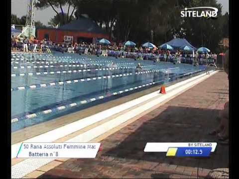 Serie 8 dei 50 Rana  Assoluti Femmine Master - 11 Memorial Andrea Bettiol
