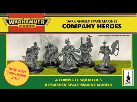 Dark Angels Company Heroes Kitbash - This One Nearly Broke me!