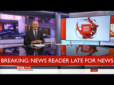 Shaun Ley Running a little late for the BBC One O'Clock News - 30th Dec 2022