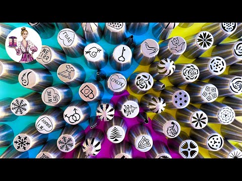 Every kind of RUSSIAN PIPING TIP!! 😱 Amazing ideas and techniques for  Russian nozzle tips