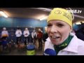 3Daagse Yvonne Spigt in het wit na de eerste wedstrijd te Groningen