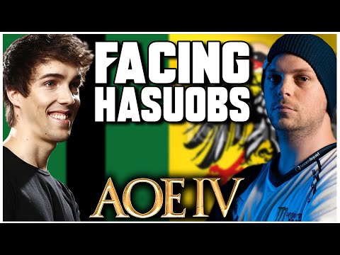 Facing HasuObs in AoE4! | Grubby