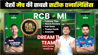 MI vs RCB Dream11 Team Prediction, RCB vs MI Dream11, Bangalore vs Mumbai Dream11: Fantasy Tips,