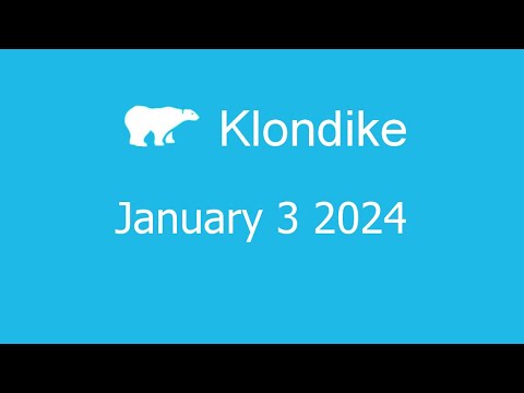 Microsoft Solitaire Collection - Klondike - January 3 2024 - YouTube