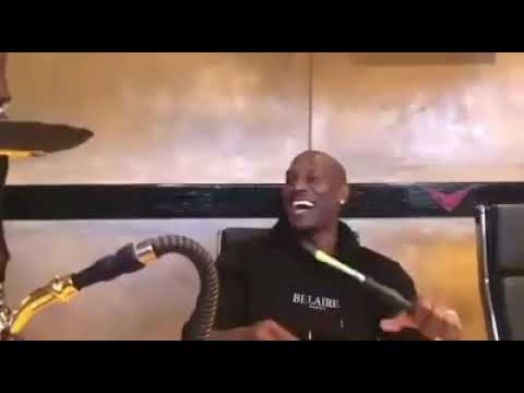 Tyrese enjoying the Love scene