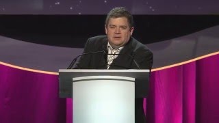 Host Patton Oswalt’s (Veep, Justified) opening monologue at the 2016 Writers Guild Awards