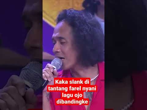Kaka Slank di tantang farel nyanyi lagu ojo dibandingke