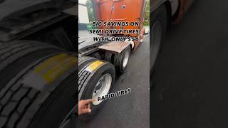 BIGGEST SAVINGS ON SEMI TIRES FOR ONLY $56 UPFRONT.