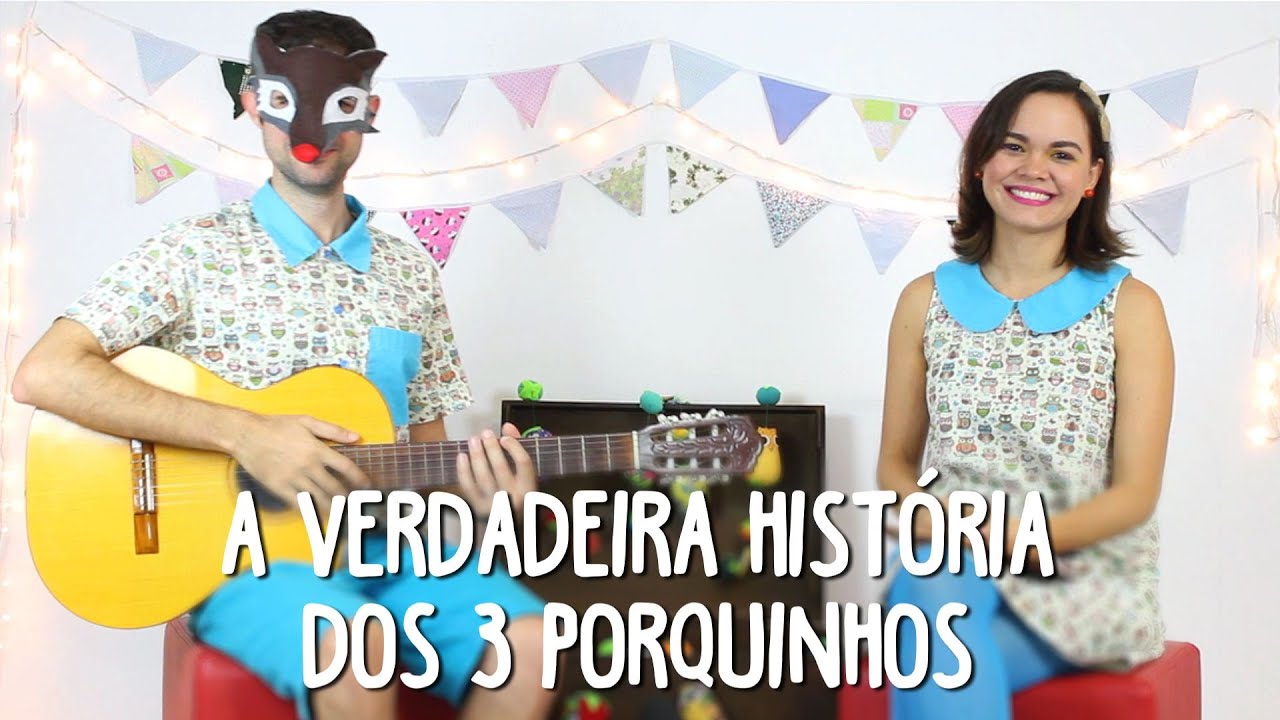 A Verdadeira História dos 3 Porquinhos :: O Baú da Camilinha :: Contação de Histórias