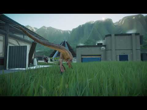 Jurassic World Evolution 2 | Velociraptor Guest Kill Animation