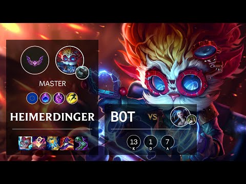 Heimerdinger Bot vs Jinx - EUW Master Patch 12.4