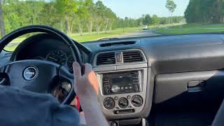 One-Owner 2002 Subaru Impreza WRX Sedan 5-Speed Driving POV