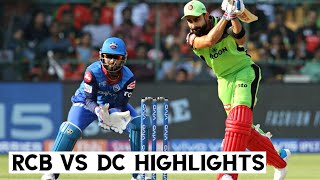 RCB vs DC FULL HIGHLIGHTS: IPL 2019 Match 19 | Royal Challengers Bangalore vs Delhi Capitals