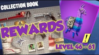Collection Book LEVEL 46 - 61 REWARDS - Fortnite Save The World (EASY ROAD TRIP TICKETS)
