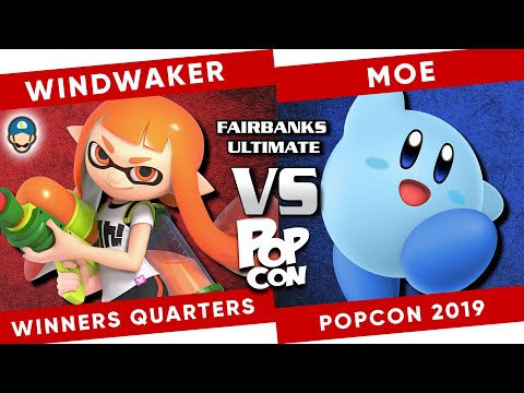Fairbanks Popcon 2019: Windwaker (Inkling, Luigi) vs Moe (Kirby) - SSBU Winners Quarters