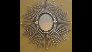Best Out Of Waste Paper And Mirror Wall Decor 1 Best Out Of Waste Paper And Mirror Wall Decor 1