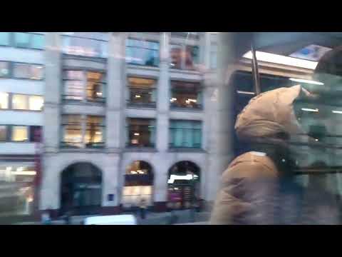 Mitfahrt in der Linie U3 der Hochbahn Hamburg von Landungsbrücken bis Hamburg Hbf Süd, 26.01.2023