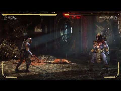 Mortal Kombat 11 night wolf brutality tutorial  may I axe you a question