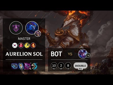 Aurelion Sol Bot vs Vayne - KR Master Patch 10.3