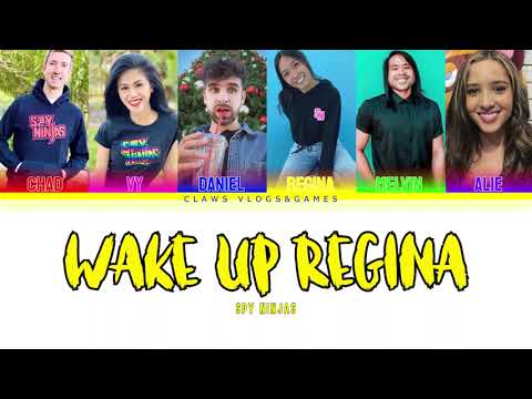 WAKE UP REGINA || Spy Ninjas (Color Coded Lyric Video)