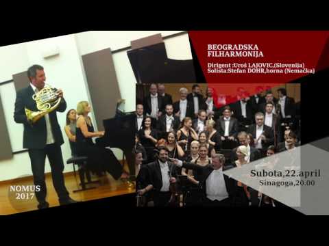 NOMUS 2017 - Beogradska filharmonija i Stefan Dohr