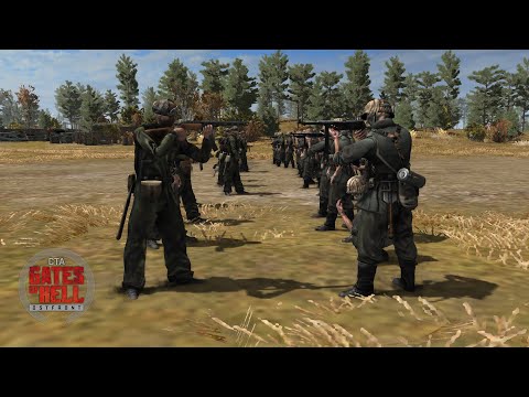 20 German brandenburgers vs 20 Soviet recons Call to Arms - Gates of Hell: Ostfront editor scenario