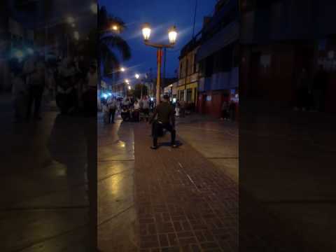 Comicos anbulantes en el Callao