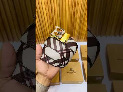 BURBERRY PREMIUM QUALITY AUTOMATIC LOCK BELT🔥 | Mehfuz Wear 🛍️